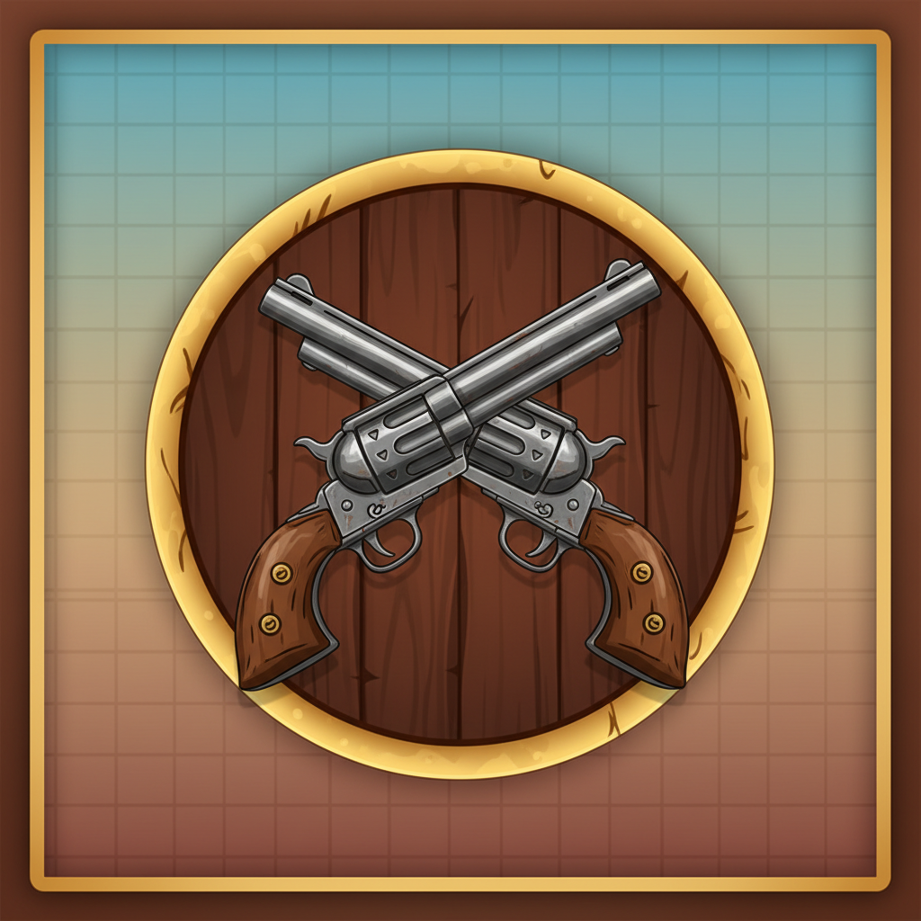 Korsade pistoler symbol
