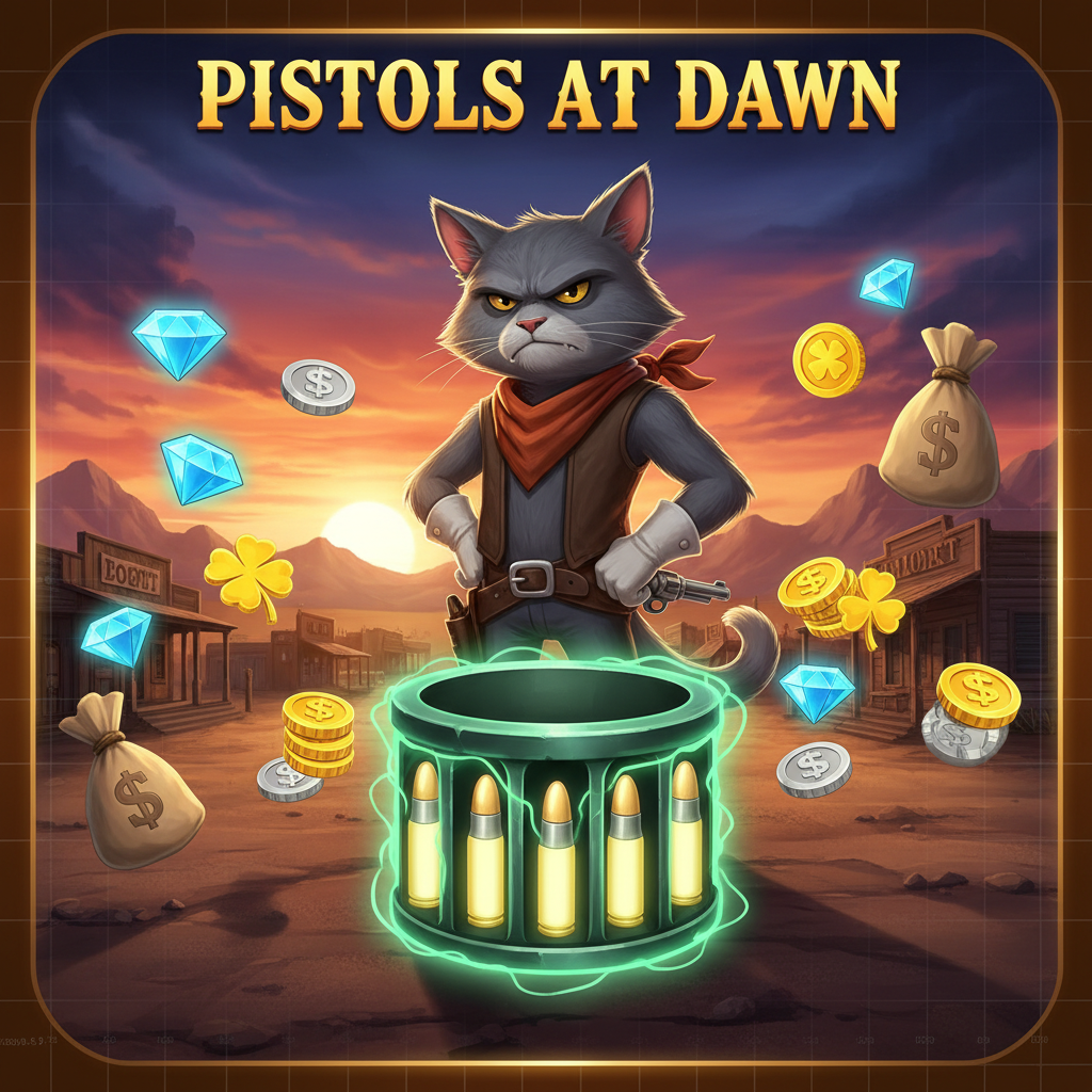 Pistols at Dawn – den dolda epic-bonusen i Le Cowboy med progressiv Bullet Collector och 25000x maxpotential