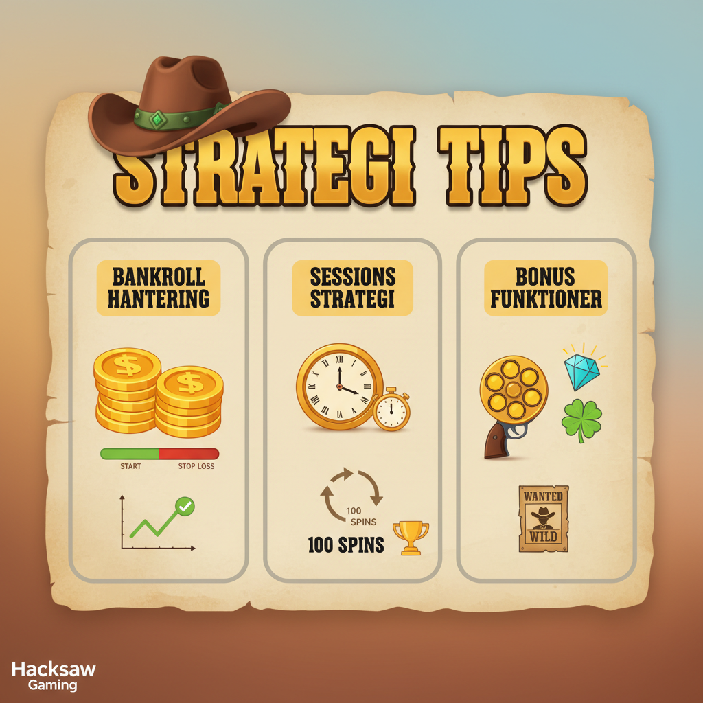 Strategitips för Le Cowboy inklusive bankroll-hantering och sessionsstrategi