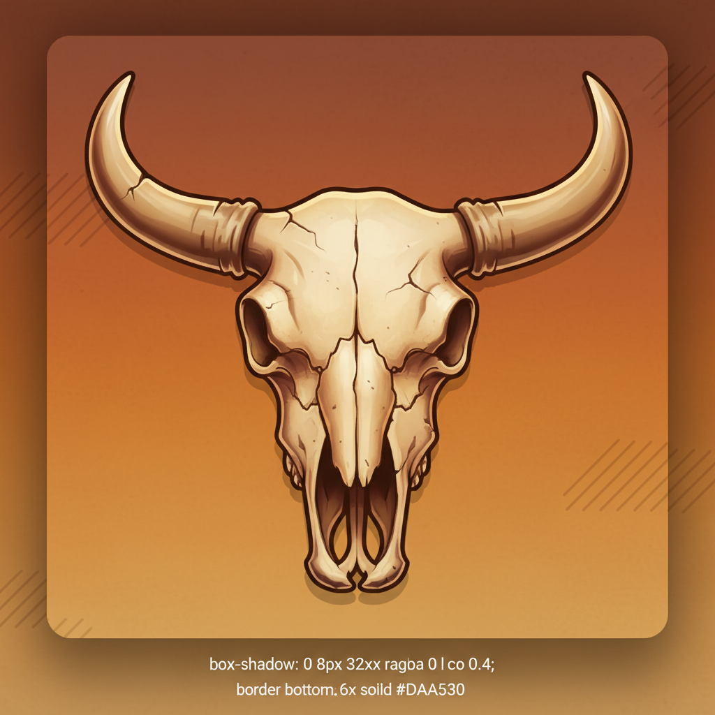 Tjurskalle i Le Cowboy — betalar 200x maximum